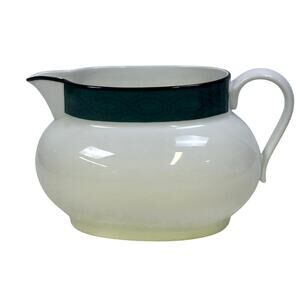 Dansk Portugal Retired 1993-1998 'Quiltings Emerald Braid' Gravy Boat